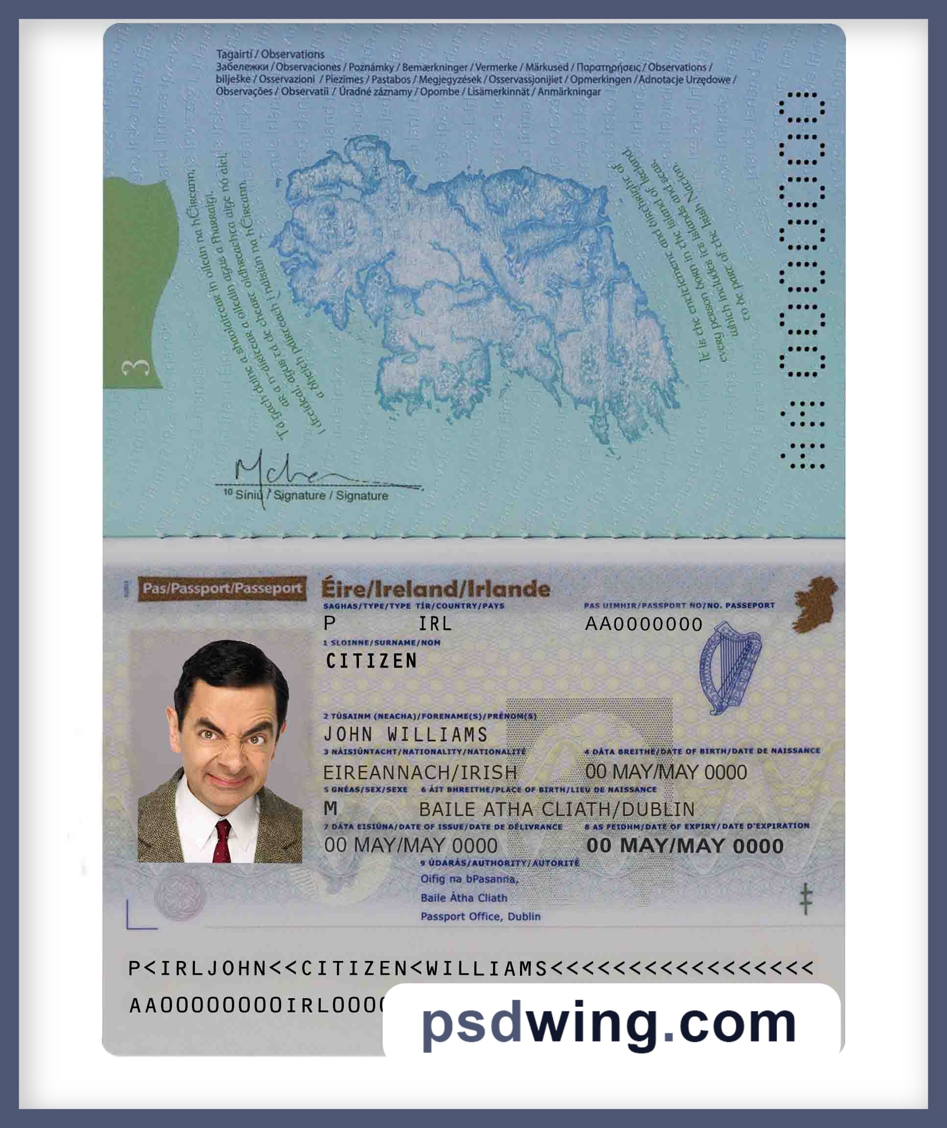 Ireland Passport